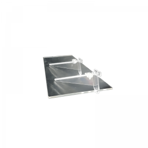 Advanced Display Systems | Flat Acrylic Shelves with Supports