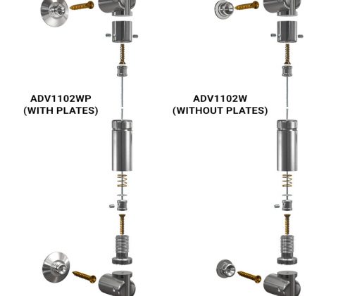 Wall-mount cable kit with and without wall plates