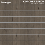 Coronet Beech Wood Slat wall or shelving sample