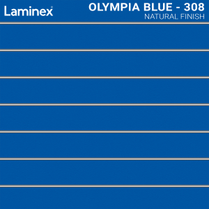 Olympia Blue Slat wall or shelving sample