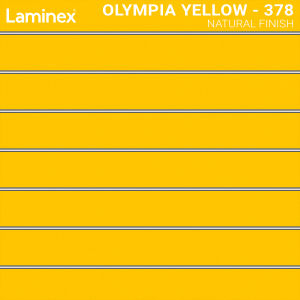 Olympia Yellow Slat wall or shelving sample