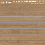Planked urban oak wood Slat wall or shelving sample