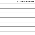 Standard White Slat wall or shelving sample