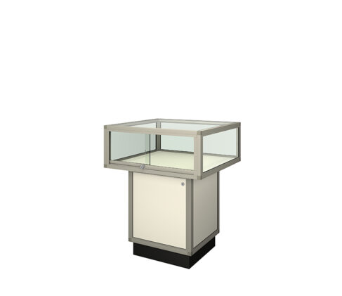 lockable-museum-display-cabinet-with-built-in-storage