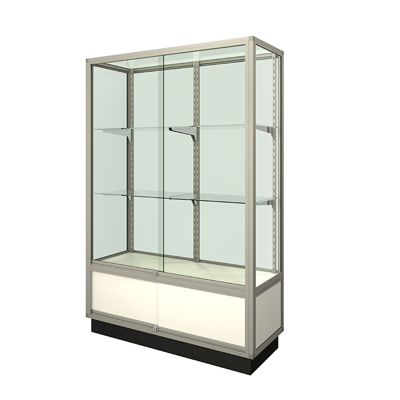 lockable-glass-display-cabinet-with-storage