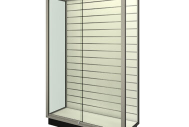 lockable-retail-display-case-with-slatwall