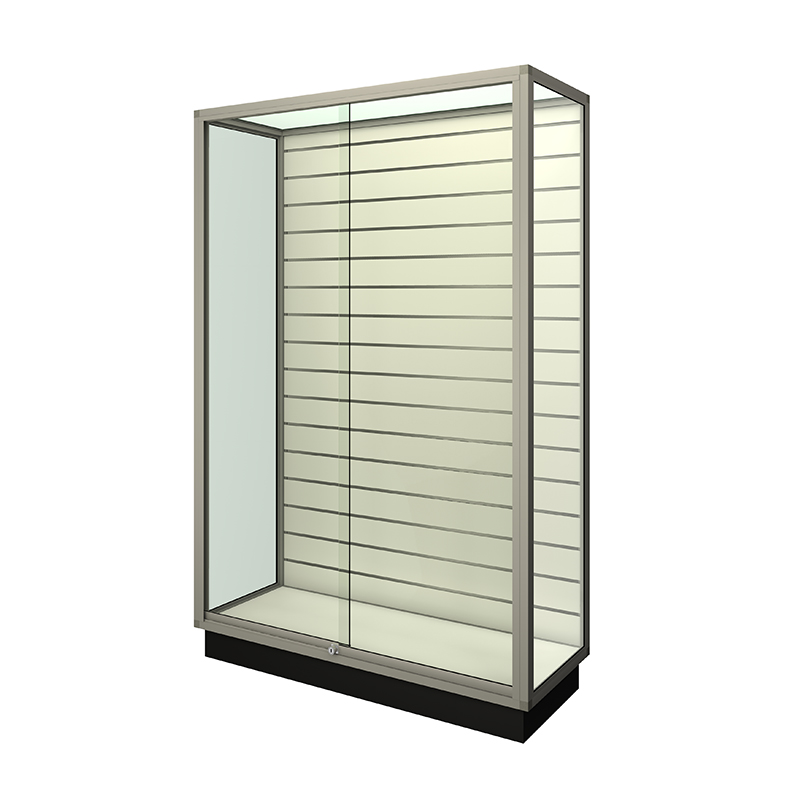 lockable-retail-display-case-with-slatwall