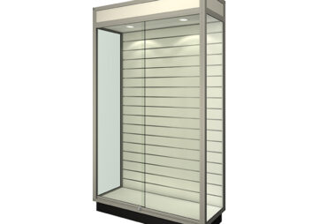 lockable-retail-display-case-with-slatwall-and-lighting