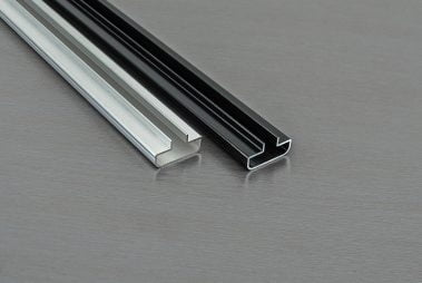 two-pieces-of-aluminium-slatwall-t-extrusion-black-and-white