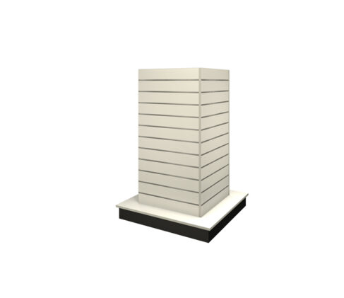 tower-shape-display-racks-for-retail-store-with-white-slatwall