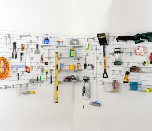 wall-mounted-garage-organiser-DIY-wall-panel-kit