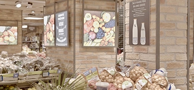 faux-brick-wall-panel-in-fruit-shop