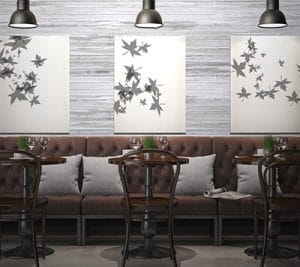 Faux-concrete-look-wall-cladding-Beton-Tablas-cafe-feature-wall