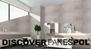 About Panespol Faux concrete-look wall cladding