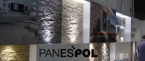 Panespol decorative wall panels exhibition stand