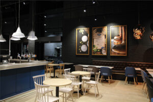Cafe Design by Essentiel Factory Design for Hopen Brasierre
