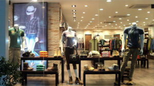 Clothing-Store-Retail-Design-Using-Laja-Pizarra-Blanco-Slate-Look-Wall-Panels